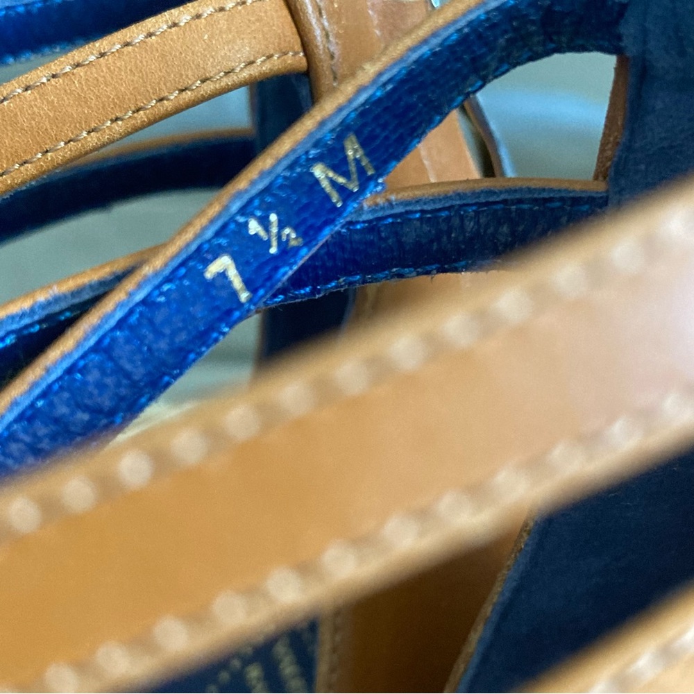 Valentina Rangoni Firenze strappy leather heels (7.5) - Picture 7 of 12